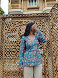 Ranjha- Full Sleeve Corset Back Kurti