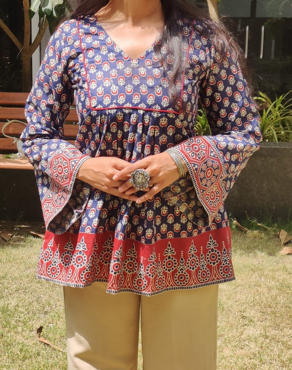 Tara- Bell Sleeve Kurti