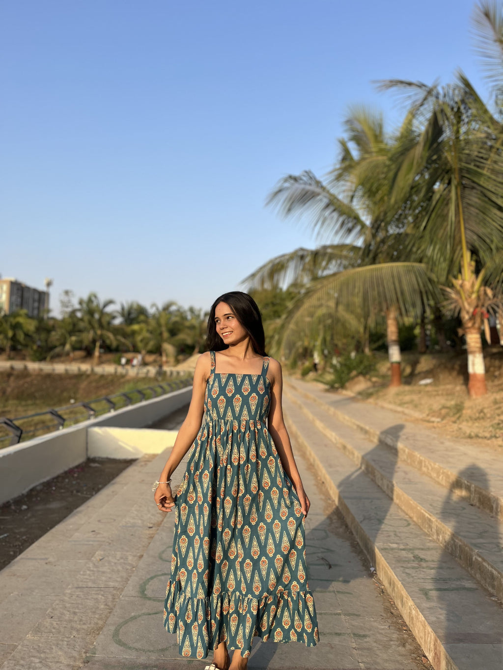 Not so summery- Long maxi dress