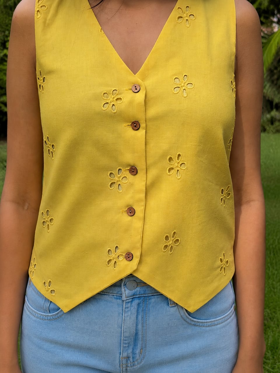 Daisy WaistCoat Top